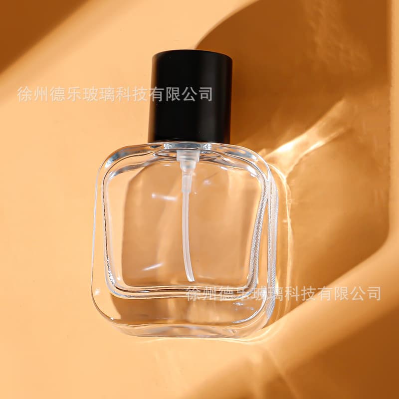 Wholesale empty perfume bottle 30mL 50mL 100ml transparent glass perfume packaging bottle bayonet perfume bottle processing