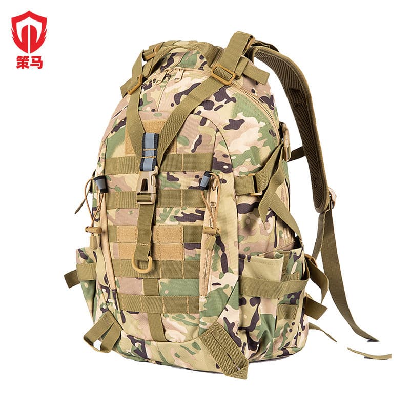 Camouflage Tactical Sports Bag Men's Multifunctional Large Capacity Outdoor Hiking Camping Backpack Cross-Border Wholesale