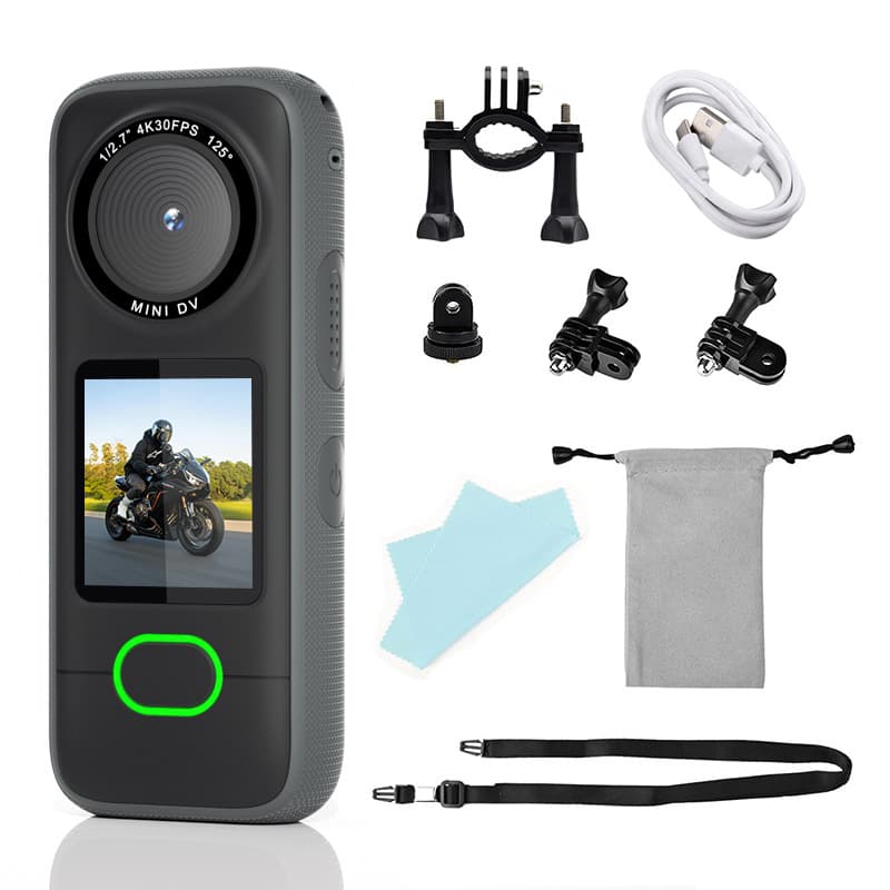 Source Factory Sports Camera HD First-Person View Motorcycle Helmet Recorder Mini Pocket Thumb Camera