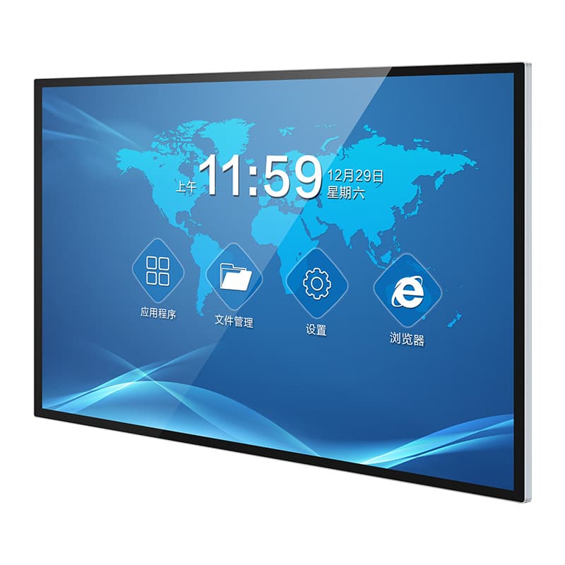 HD Custom 21.5--98 inch Touch All-in-One Machine Teaching Conference High-Definition Display Wall-Mounted Industrial Monitor