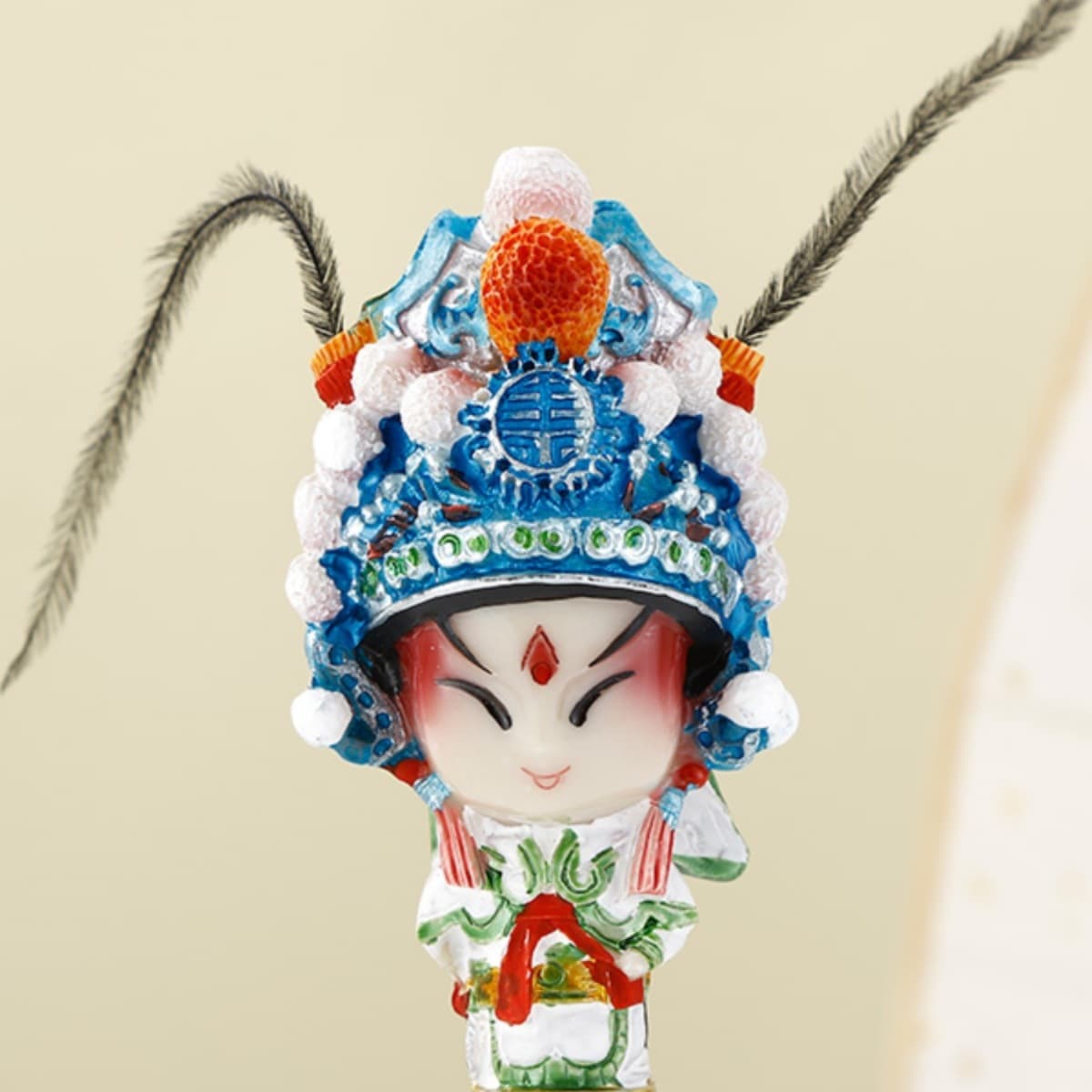 Peking Opera Mask Pen, Chinese Style Gift, Folk Handicraft, Gift for Foreigners, Beijing Specialty Gift
