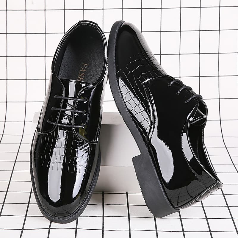 Autumn Winter Men's Leather Shoes Business Formal British Korean Style Casual Leather Shoes Youth Versatile Leather Shoes
