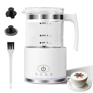 Small Appliance Coffee Glass Milk Frother, Handheld Milk Frother Stirrer, Hot Milk Coffee Companion Glass Milk Frother