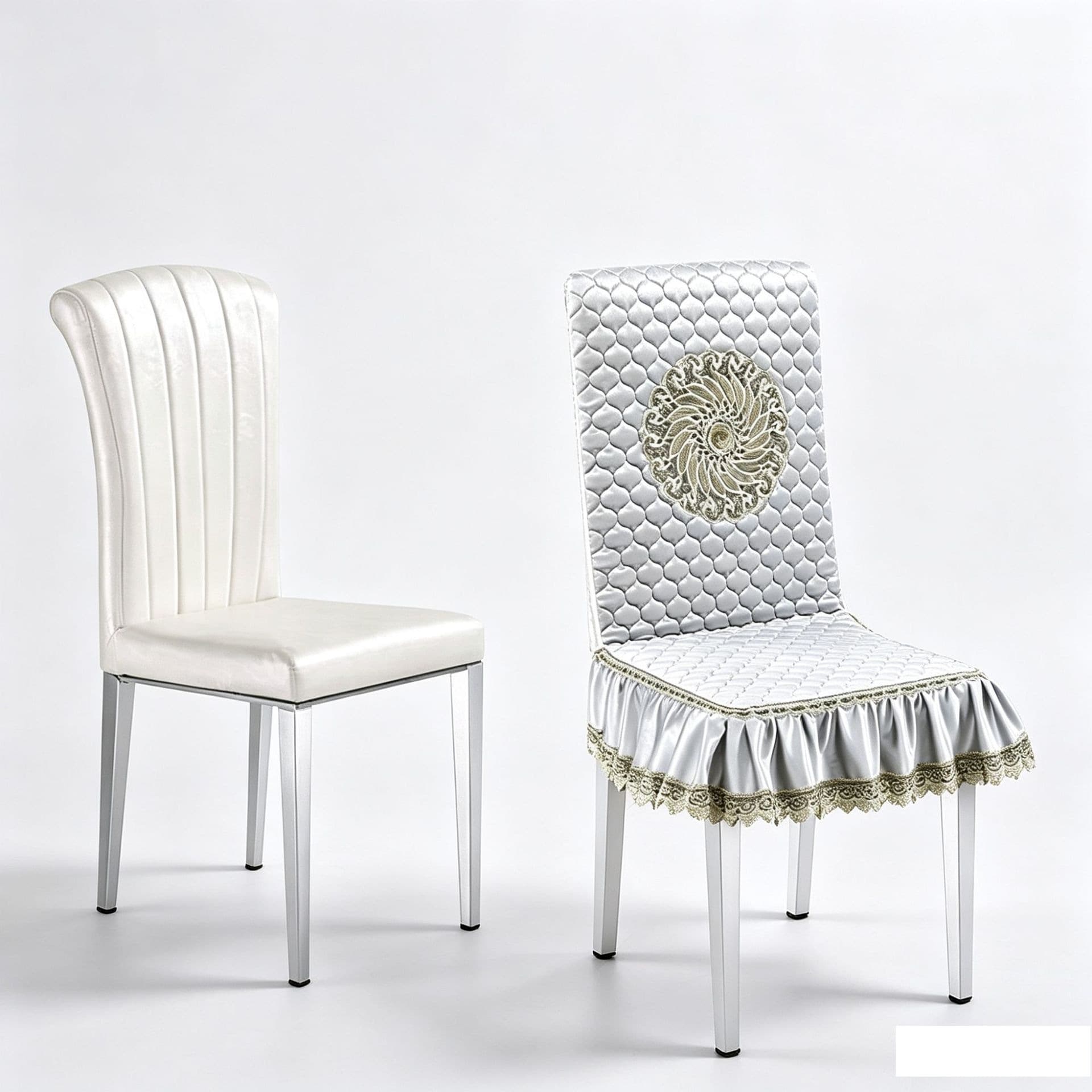 2026 New Widened Dining Chair Cover Home Dining Table Chair Light Luxury Stool Restaurant Backrest Chair Cover Dropshipping