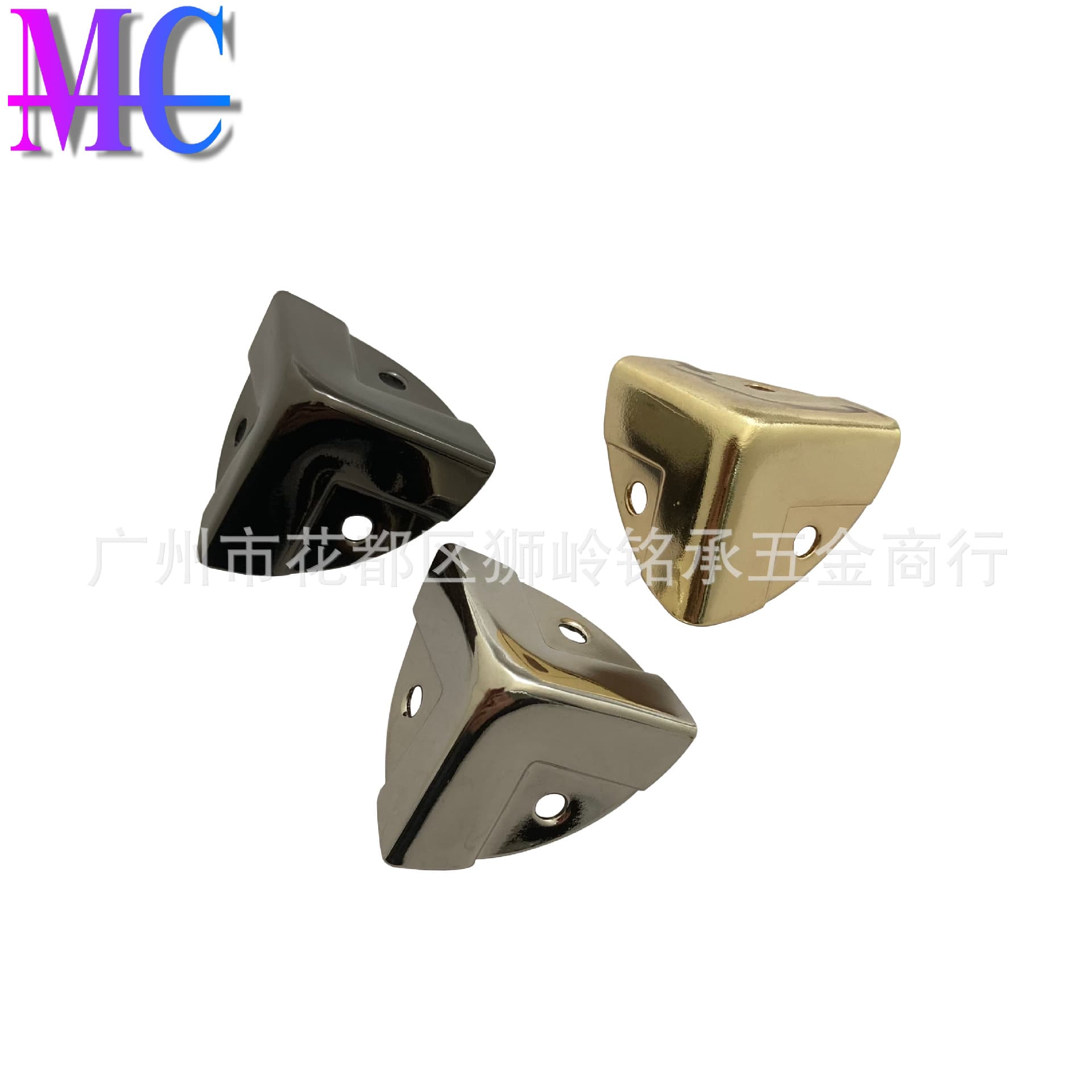 Factory Direct Zinc Alloy Iron Corner Protector Luggage Base Corner Protection Wooden Box Corner Guard