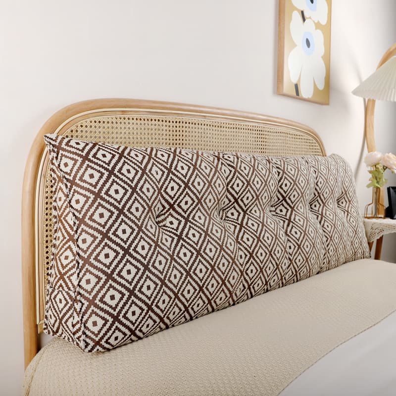 Removable Triangular Headboard Cushion Bed Backrest Pillow Tatami Bedroom Large Soft Cushion Sofa Back Support Pillow