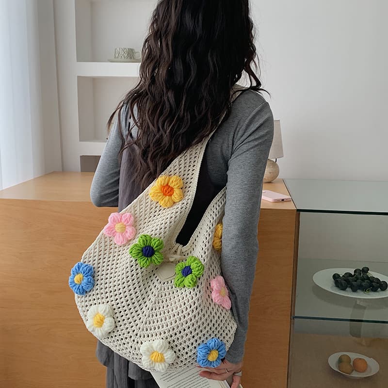 New Korean-Style Shoulder Tote Bag for Women, Niche Design, Lazy Style, Simple, Trendy, Fashionable, and Personalized