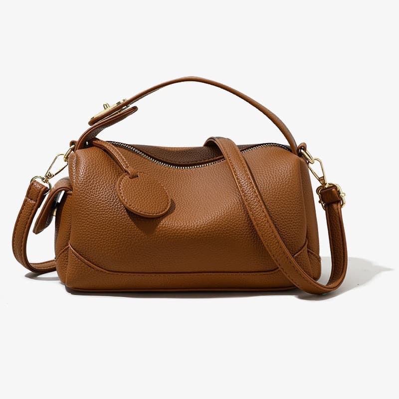 Summer PU Large Capacity Commuting Niche Boston European Style Crossbody Handbag Wholesale Large Capacity Commuting Bag