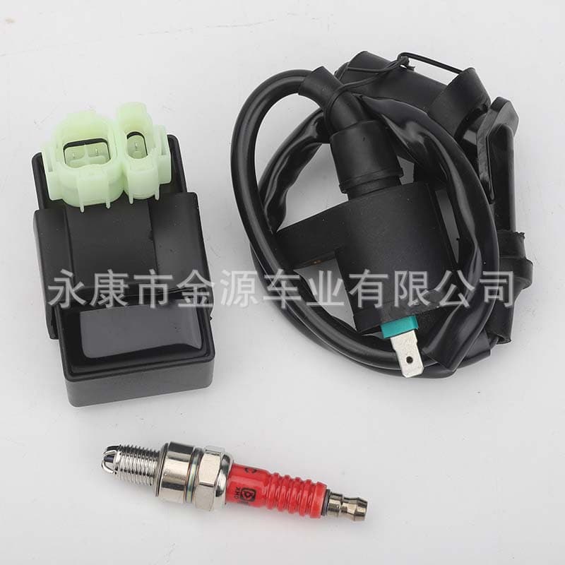 High-Performance Racing AC CDI Box 6-Pin Ignition Coil 3-Electrode Spark Plug for GY6 50cc 125cc