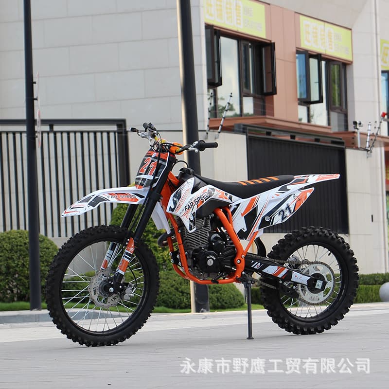 Off-Road Motorcycle 250Cc Gasoline-Powered Two-Wheel Large Off-Road Racing Motorcycle for Forest and Track Use
