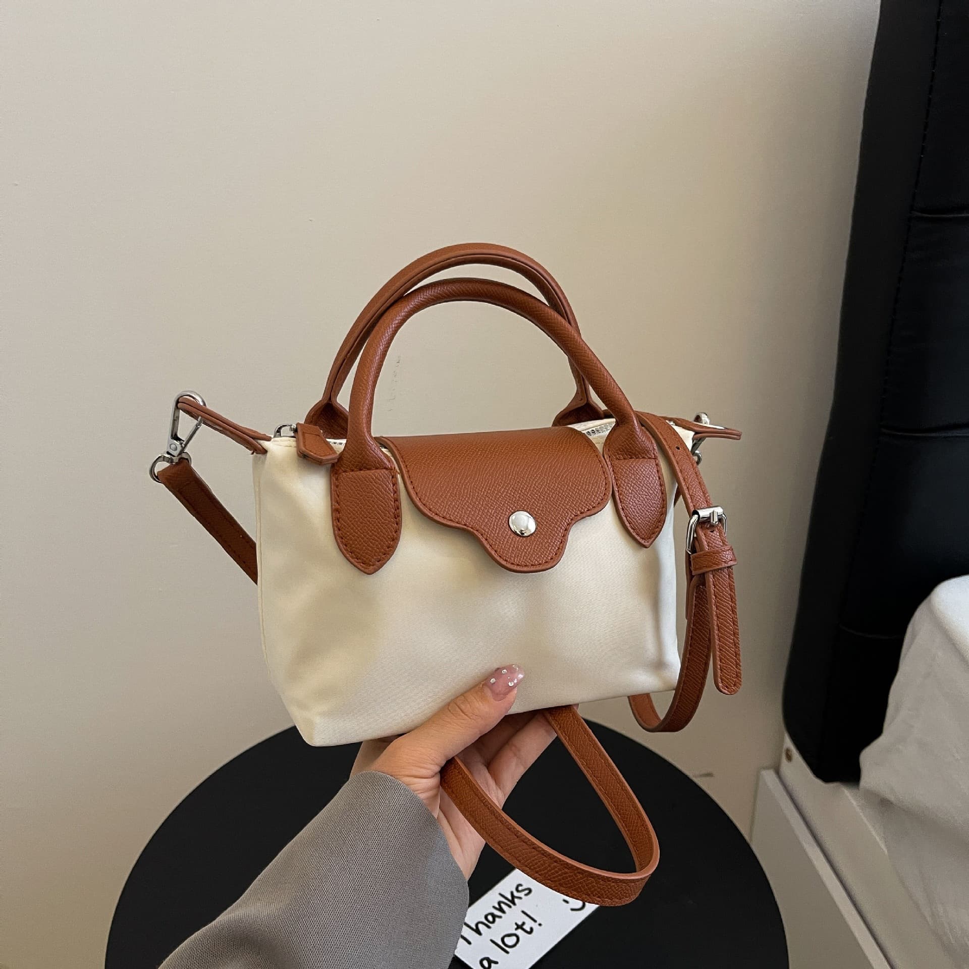 Cross-border Nylon Fabric Handbag Dragon Bags New Dumpling Bag Tote Women Ins European and American Shoulder Crossbody Bag