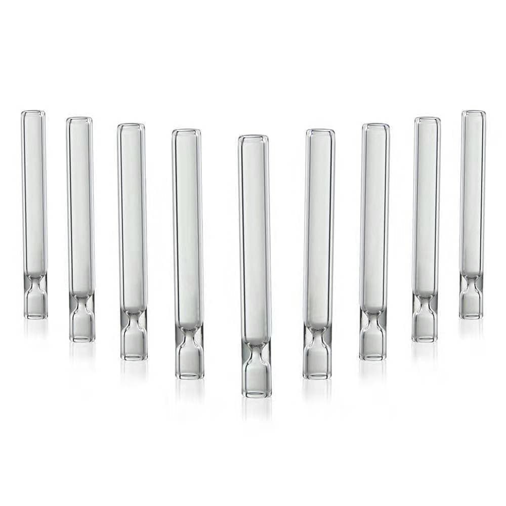 Factory direct supply of 100mm glass pipes, transparent OG high-strength silicone juice straws, filter straws, cigarette accessories.