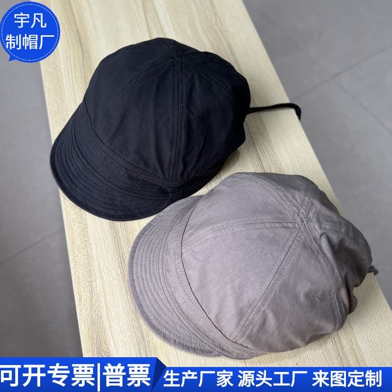 Versatile Cotton Beret, Japanese-style RPET Painter Hat, Korean-style RPET Octagonal Hat, Custom Factory