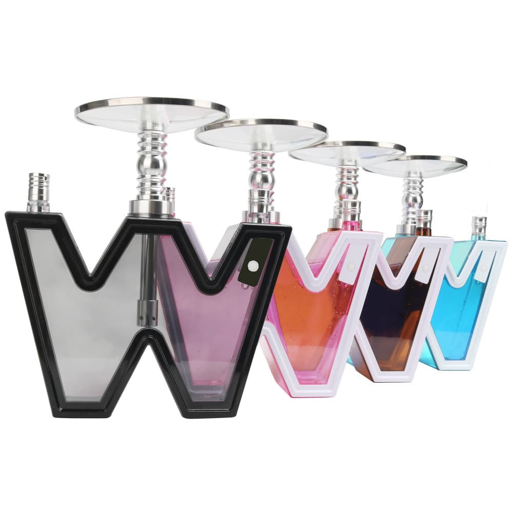 Hookah Set Plastic Acrylic Hookah LED Light W Design Bar KTV Hookah