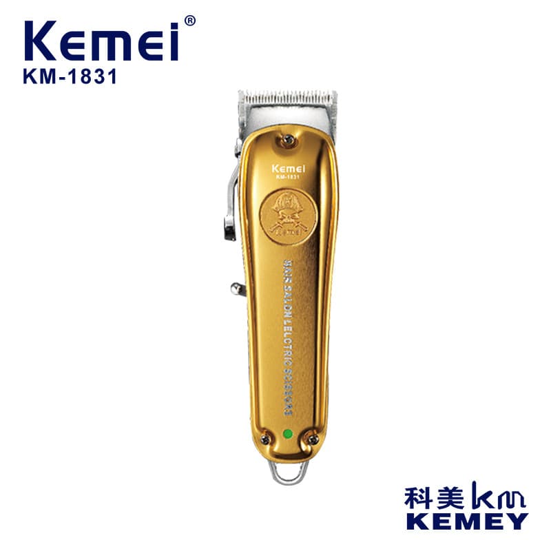 Kemei Professional Electric Hair Clipper Metal Heavy-Duty Barber Hair Trimmer for Salon Use