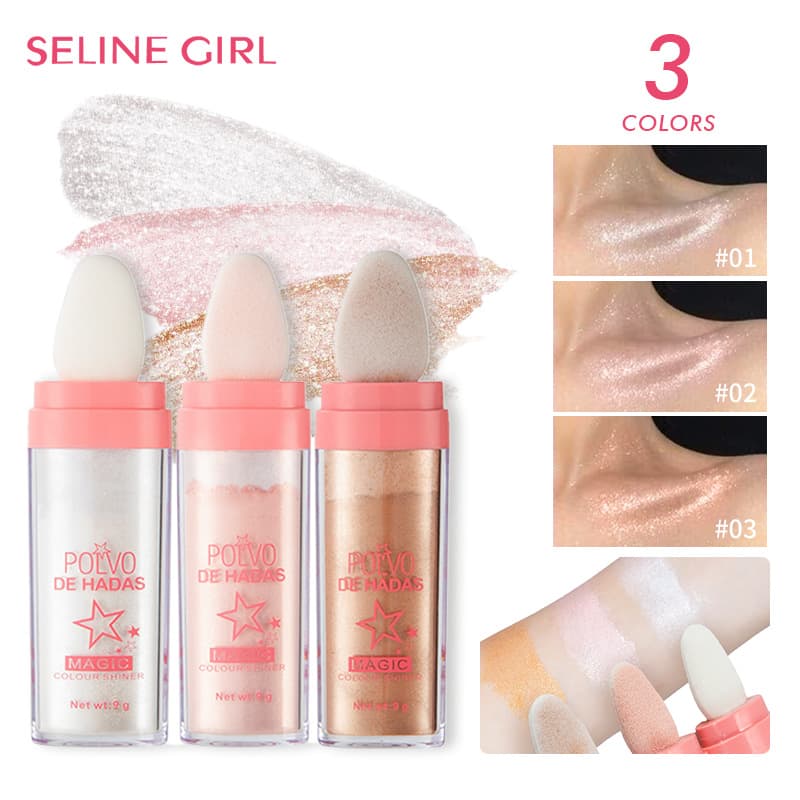 Foreign Trade Sailing Fairy Highlighting Powder Highlighter Shimmer Powder Contour Brightening Natural 3D Blush Cross-border
