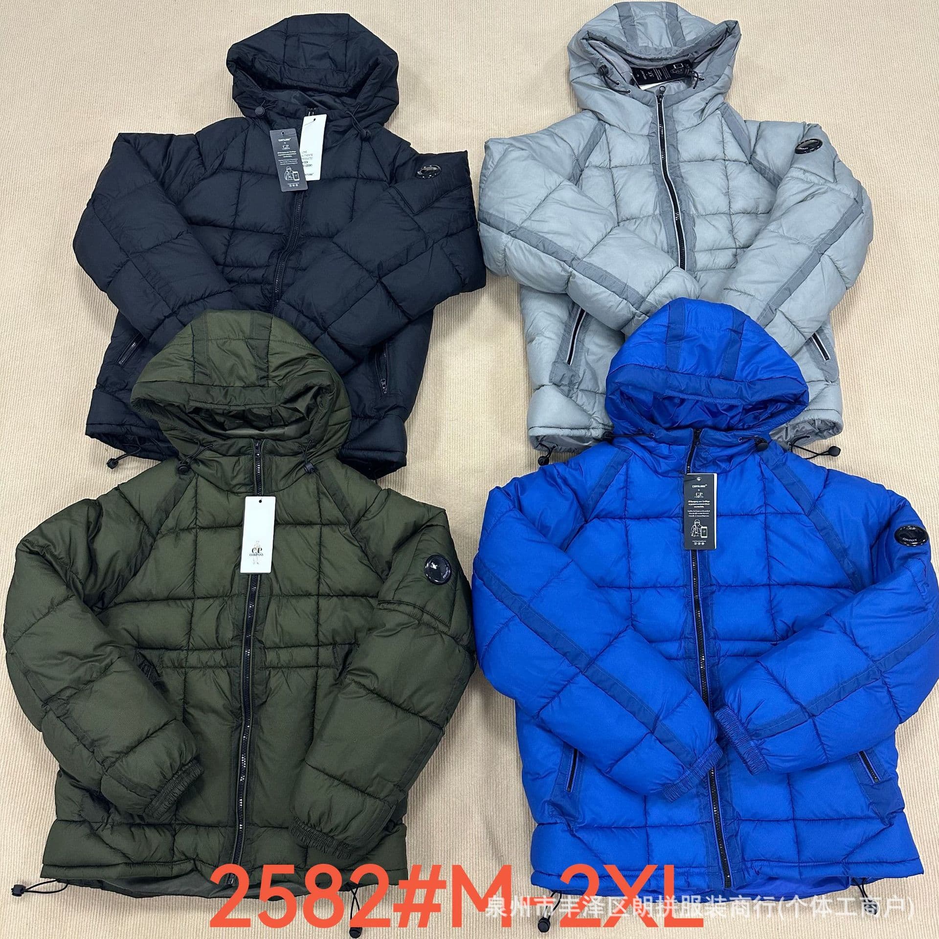 New Cross-Border Hooded Cotton Jacket Men's Thick Warm Windproof Coat Winter Trendy Puffer Jacket Men's Fashion Outdoor