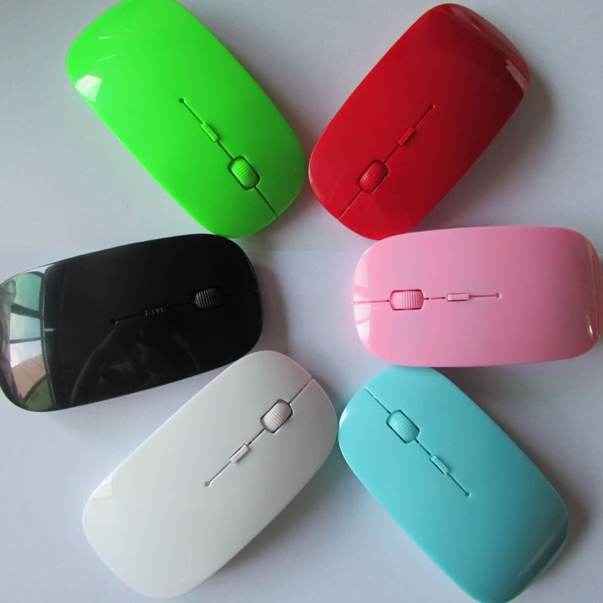 Mouse factory wholesale Bluetooth gift cross-border 2.4G wireless mouse hot-selling ultra-thin optical mouse order logo