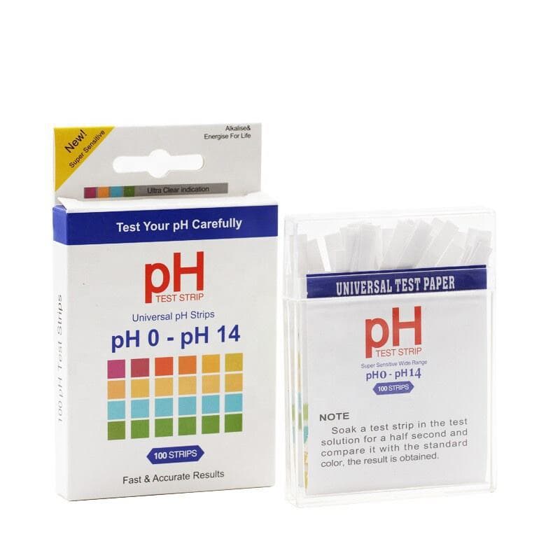 Cross-border E-commerce Foreign Trade Export DF Wide Range pH Test Paper 4 Color Blocks 0-14 Acidity Detection PH Test Paper