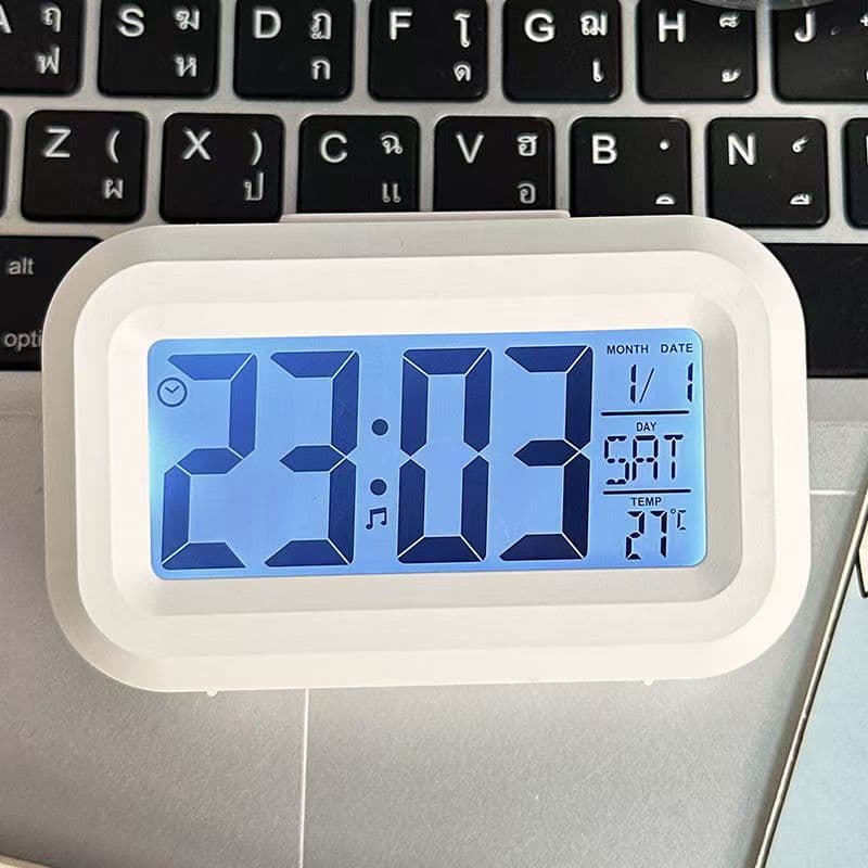 Cross-border Hot Product Mini Glow-in-the-dark Small Alarm, Student Multi-functional Alarm Clock, Wake-up Gadget Smart Electronic Clock
