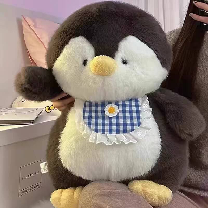 Baby penguin plush toy, children's sleeping pillow, doll, birthday gift for boys and girls.