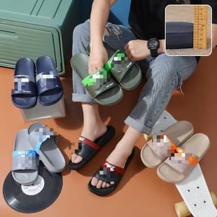 New Summer Slippers for Men and Women, Fashion Couple Flip-Flops, Home Anti-Slip Beach Slippers, Cross-Border Export Orders