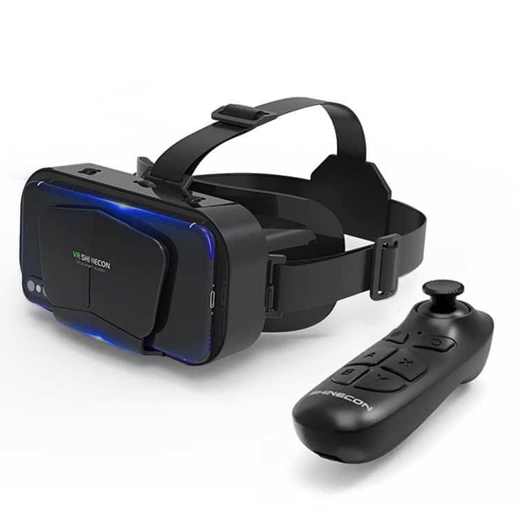 Qianhuanmo Lens Wearable 3D Virtual Reality Mobile Phone VR Glasses Remote Control Wireless Bluetooth VR Game Controller