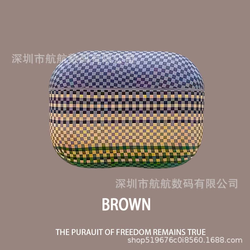 High-quality Plaid Case for AirPods Pro 3, 1st Gen, 2nd Gen, New 3rd Gen, Simple AirPods 4th Gen Shell