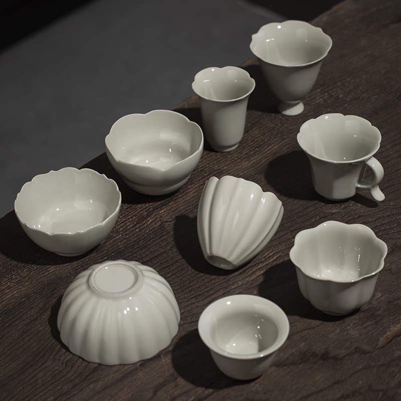 Plant Ash Ceramic Tea Cup, Master Cup, Single Cup, Kung Fu Tea Cup, Pu'er Tea Cup, Tasting Cup, Home-style Chinese Personal Use