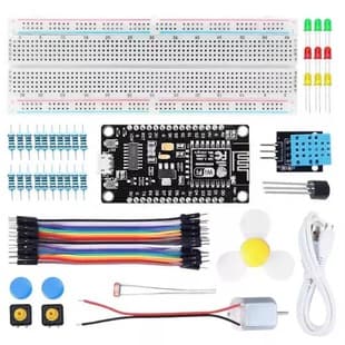 New ESP8266 WiFi Beginner Learning Kit DHT11 Temperature and Humidity Sensor Programming Electronics Experiment Set