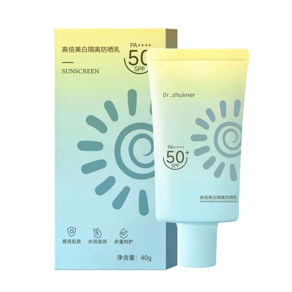 TikTok Kuaishou Live 377 Sunscreen Cream Oil-Free Non-Greasy Face Isolation Moisturizing Whitening Primer Genuine