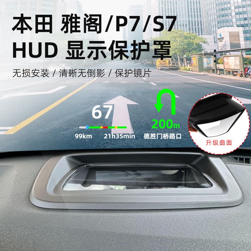 Compatible with Honda Accord/P7/S7 HUD Head-Up Display Protective Cover Dashboard Dust Cover Car Accessories