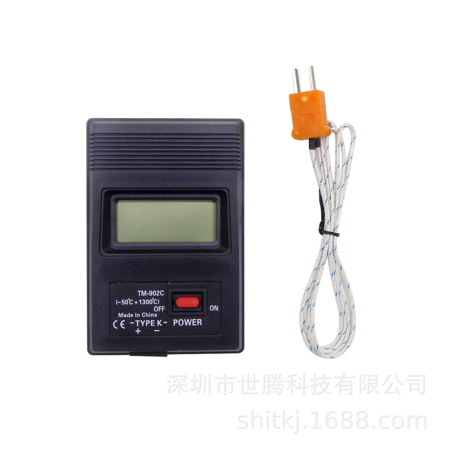 TM-902C Portable Electronic Thermometer High-Temperature Rapid Electronic Temperature Measuring Instrument Industrial Thermometer