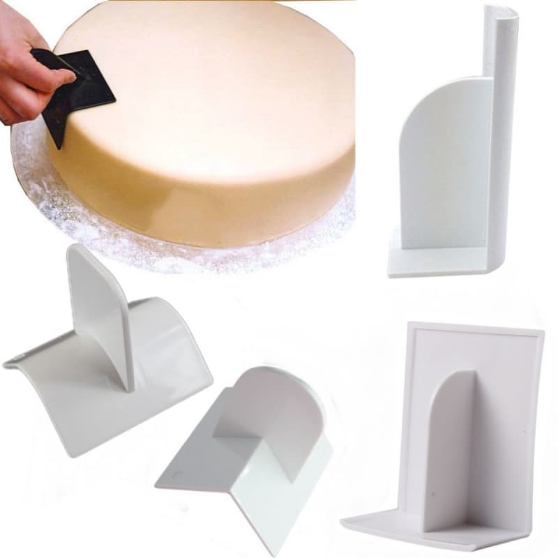 DIY fondant tool fondant cake corner smoother right angle rounded corner wide angle with handle