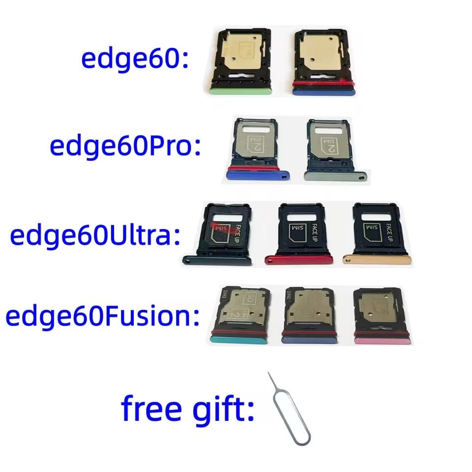 The card tray is suitable for Motorola Moto Edge60 60Pro 60Ultra Fusion card slot and card slot delivery pin
