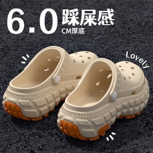 Clogs for Men Summer Outdoor 2025 New Thick Sole Anti-Slip Anti-Odor EVA Breathable Sports Sandals