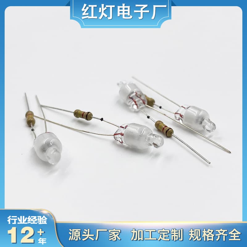 Custom Green Neon Bulb Neon Lamp Test Pen Resistor Welded Neon Lamp Power Indicator Test Pen Neon Bulb