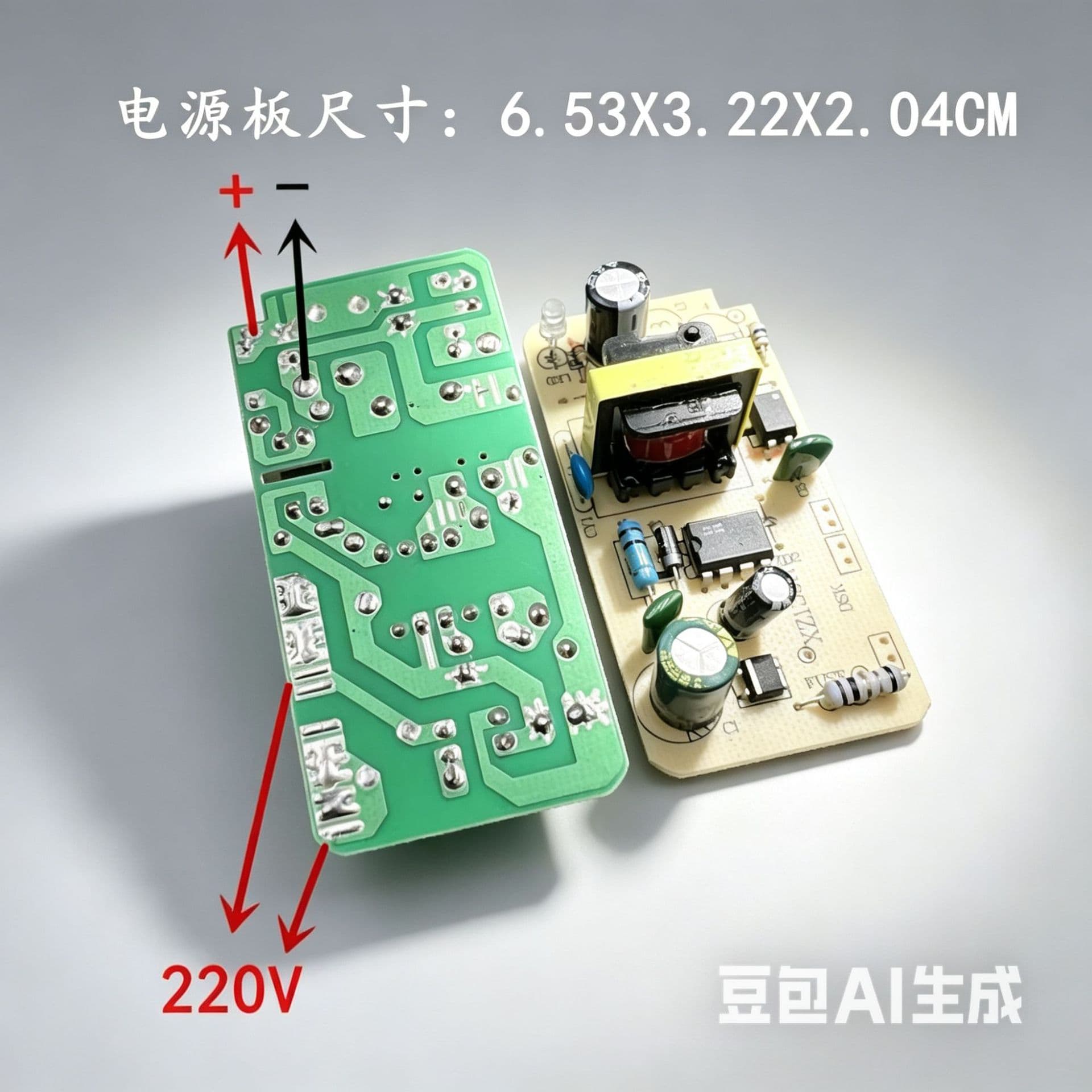 New Power Board 12V 1A Bare Board 9V 1A 15V 1A Switching Adapter Isolated Single Board Built-in Board