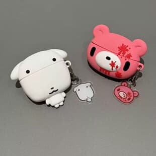 Ganadi Dog Compatible AirPods 4th Generation Case Apple Pro 2/3 Bluetooth Earphone Cartoon Silicone Cover