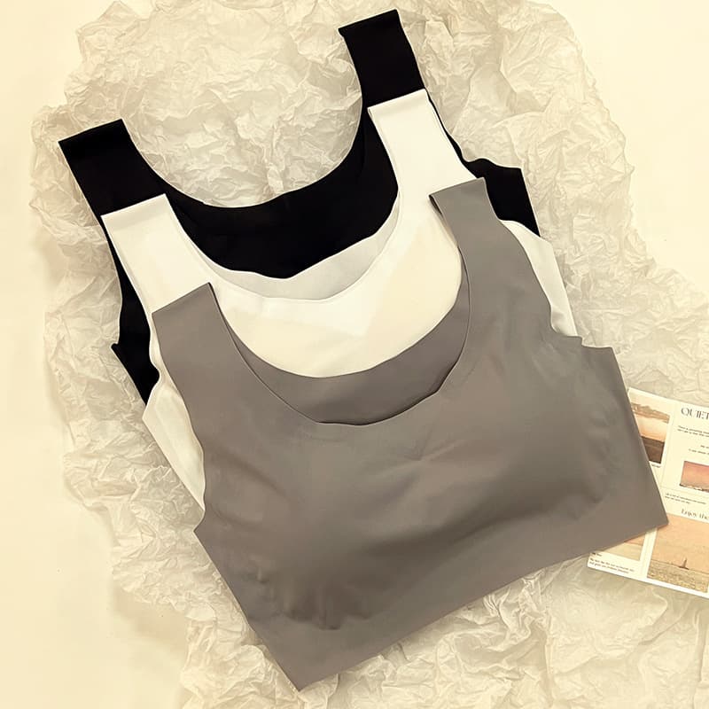 Wire-Free Breathable Seamless Bra - With Pads, Yoga Sports Bra, Teen Vest, Camisole, Wholesale