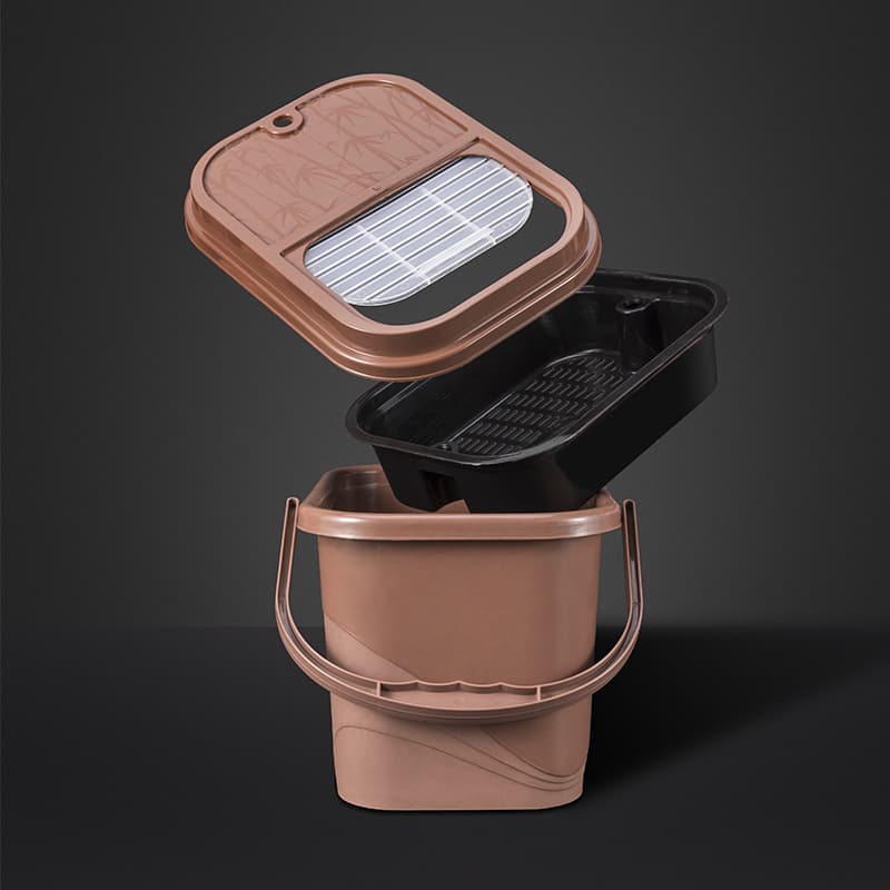 Household tea water bucket with tea residue dry-wet separation thickened small tea container wholesale