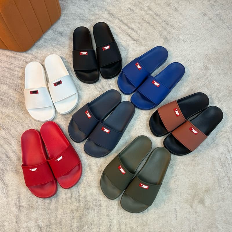 Cross-border Wholesale Men's Premium Slide Sandals 2026 Summer New Trend Outdoor One-Strap Casual Beach Sandals
