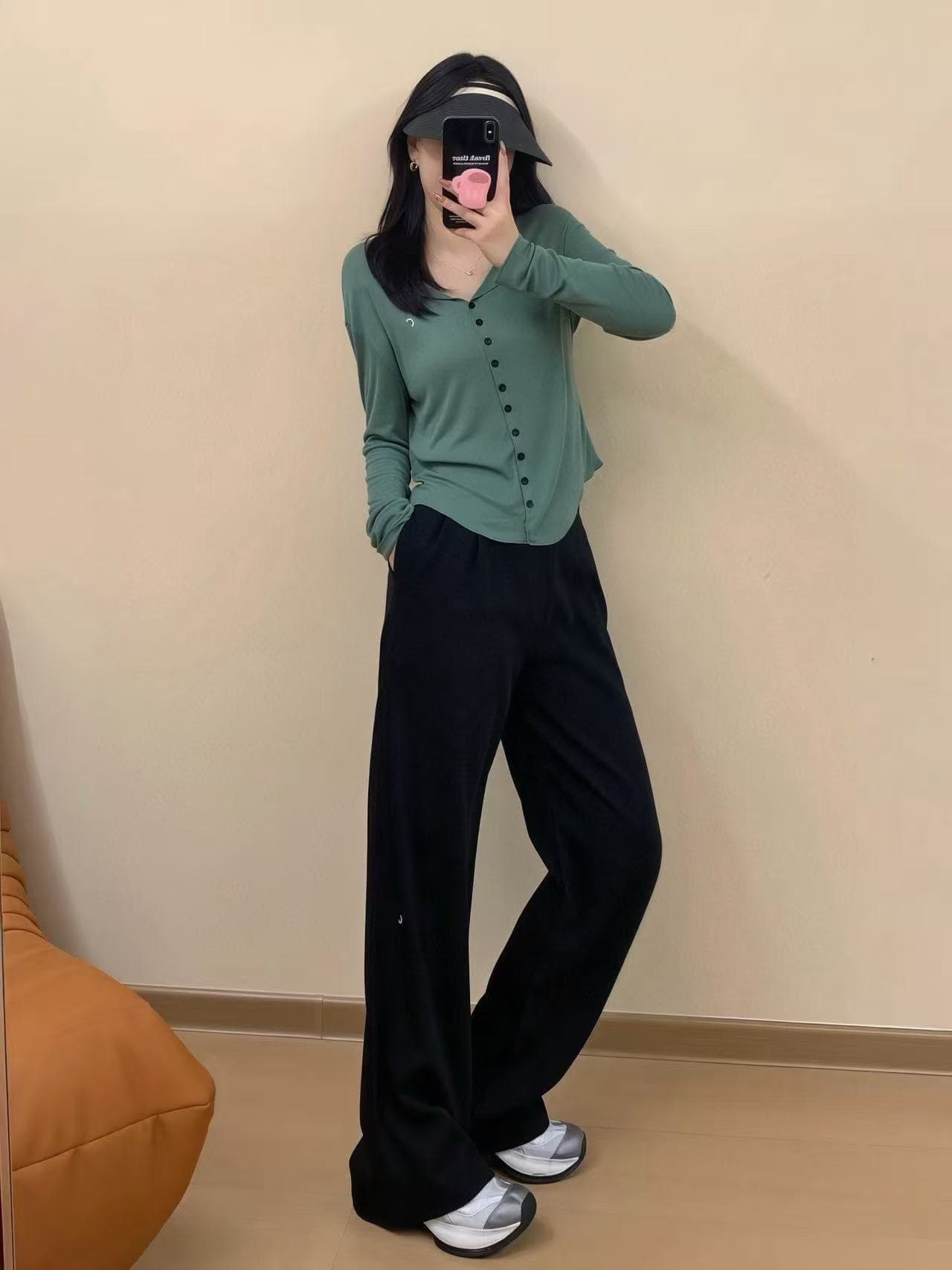 2026 Women's Spring New Arrival AL High-Waist Loose Straight-Leg Pants with Draping Quick-Dry Slimming Effect