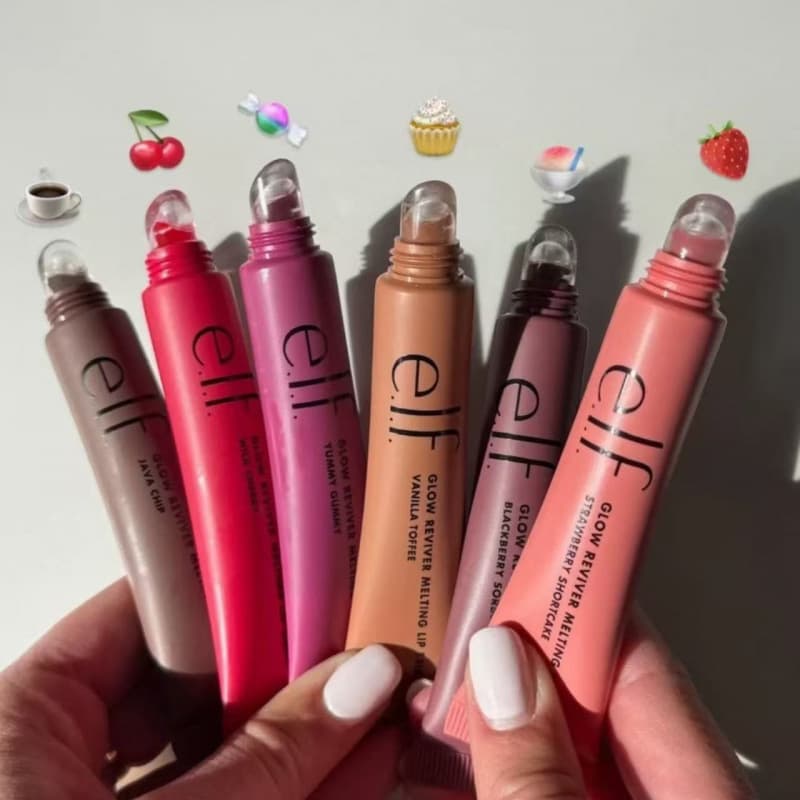 New Cross-Border Product elf Lip Gloss Glow Reviver Melting Lip Balm Tinted Flavored Lip Balm