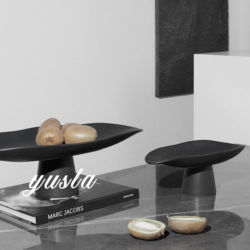 Cross-border Entrance Hall Restaurant Fruit Plate Ornaments Sales Department Living Room Coffee Table Dried Fruit Storage Tray Home Soft Decorations