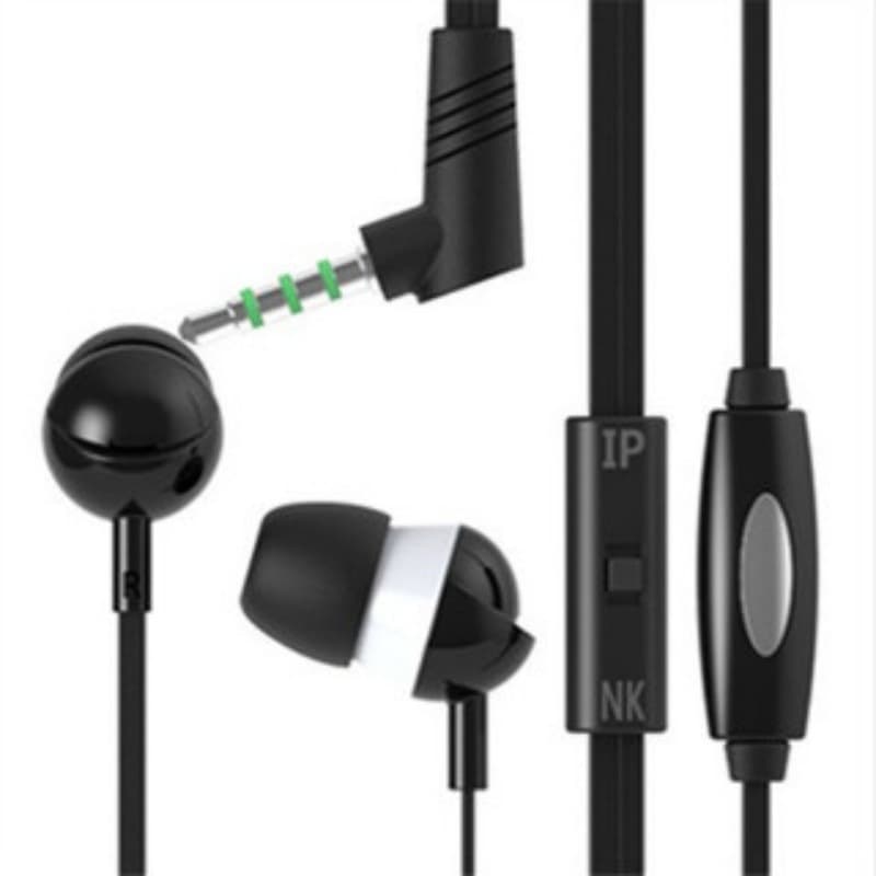 IN3 Universal Earphones for Phones, Computers, MP3, Tablets, Wired Earbuds with Mic, 3.5mm Jack