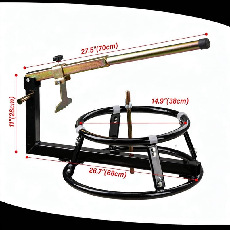 Motorcycle split round tire stripper tire remover tire presser manual tire stripper tool Leidezhu tire stripper