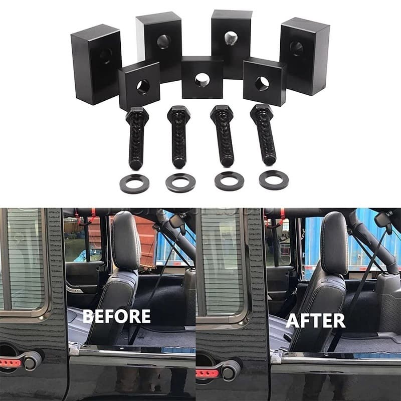 Suitable for 07-21 Jeep Wrangler JK JL rear seat back adjustment kit (including bolts and washers)