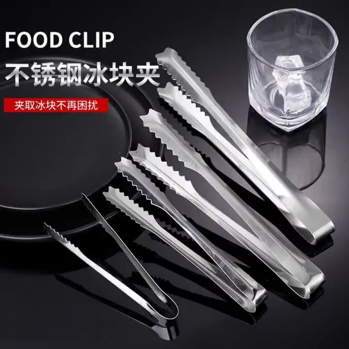 Stainless Steel Ice Tongs Sugar Tongs Ice Cube Tongs Coffee Sugar Cube Tongs Kitchen Bar Mini Multi-Purpose Tongs Cocktail Tongs