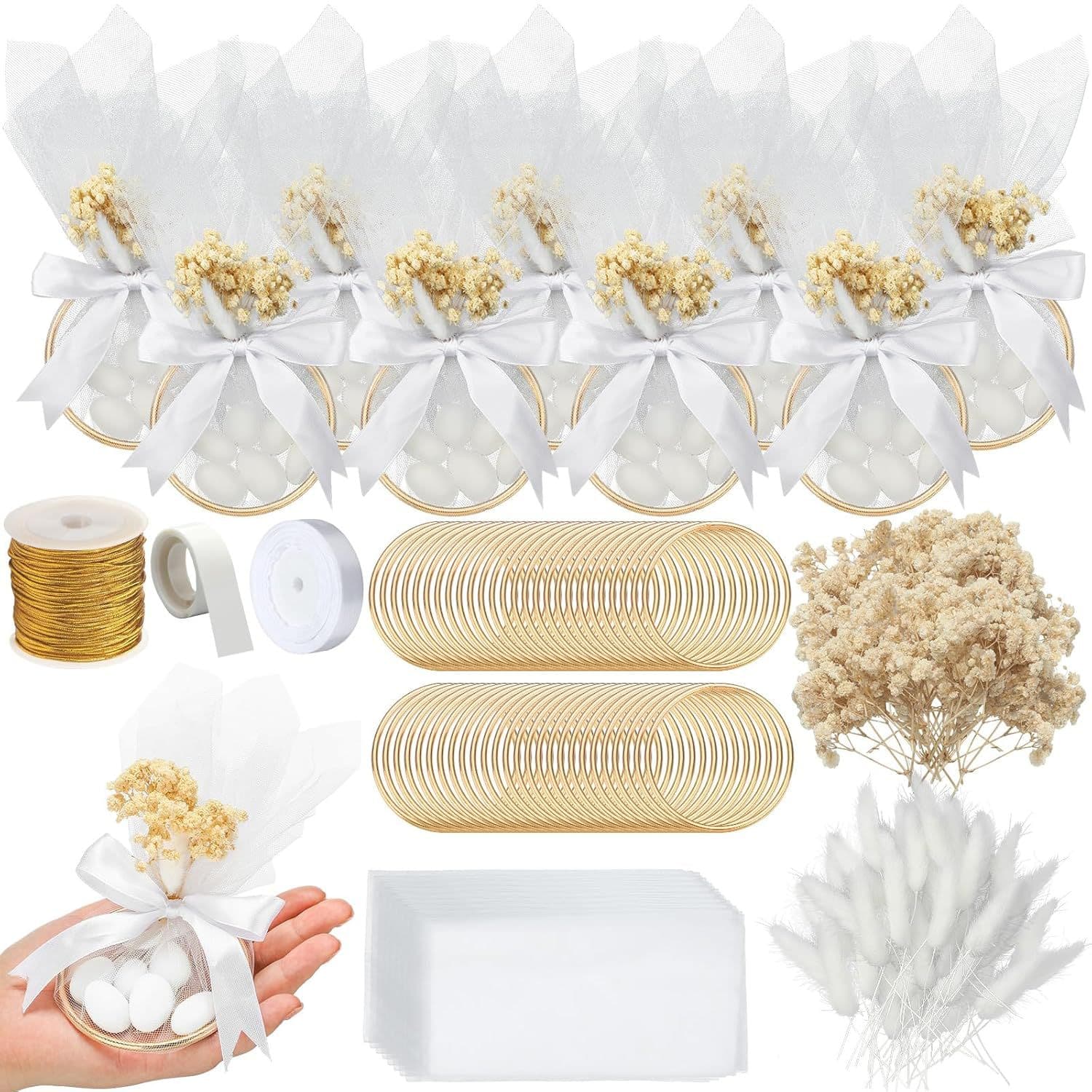 100 Sets Wedding Gift for Guests DIY Souvenir Wedding Traditional Gift Engagement Bridal Shower Gift